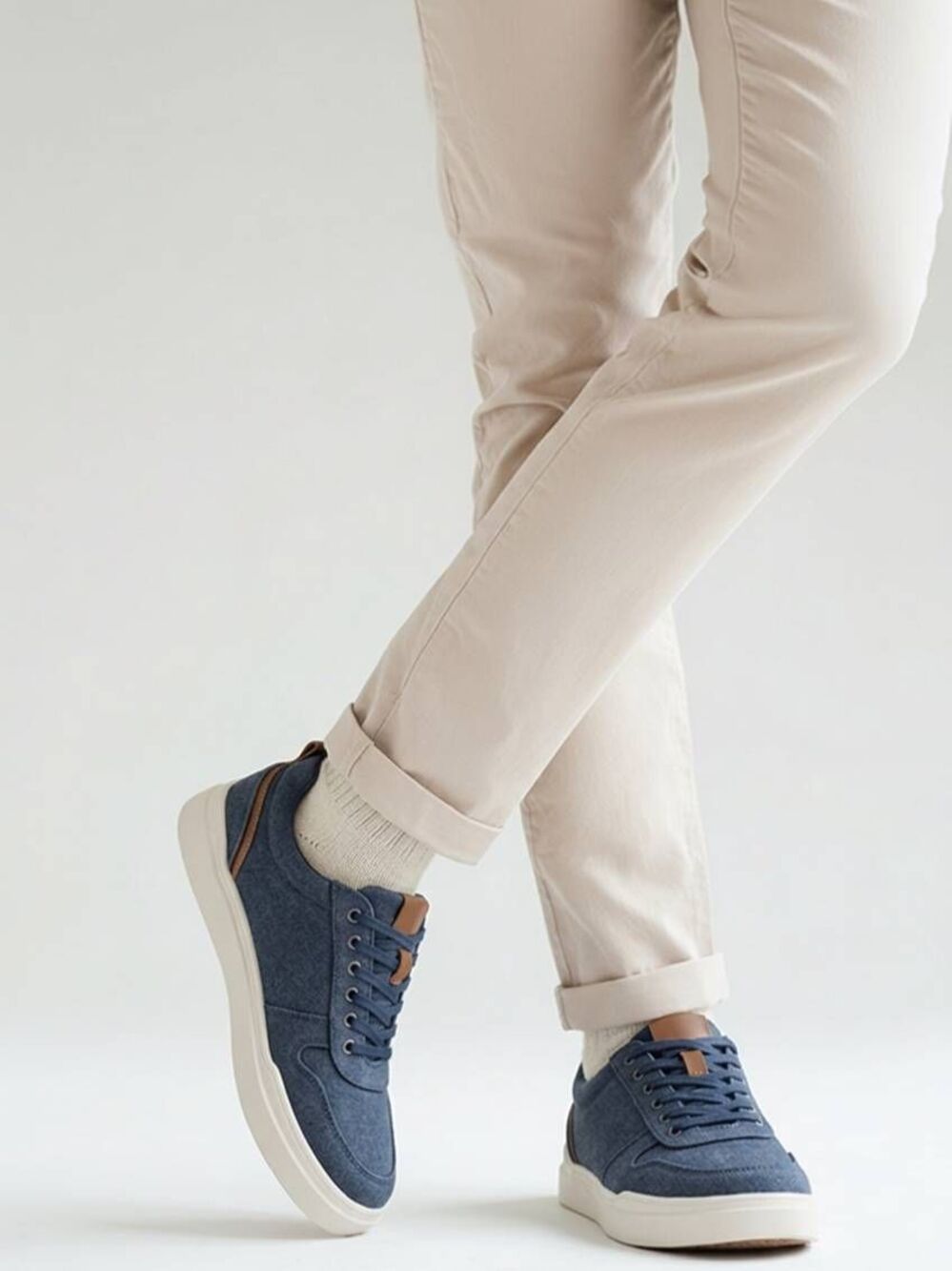 🩵NIB Bruno Marc Blue Canvas Skate Sneaker Shoes Men's Size 11
